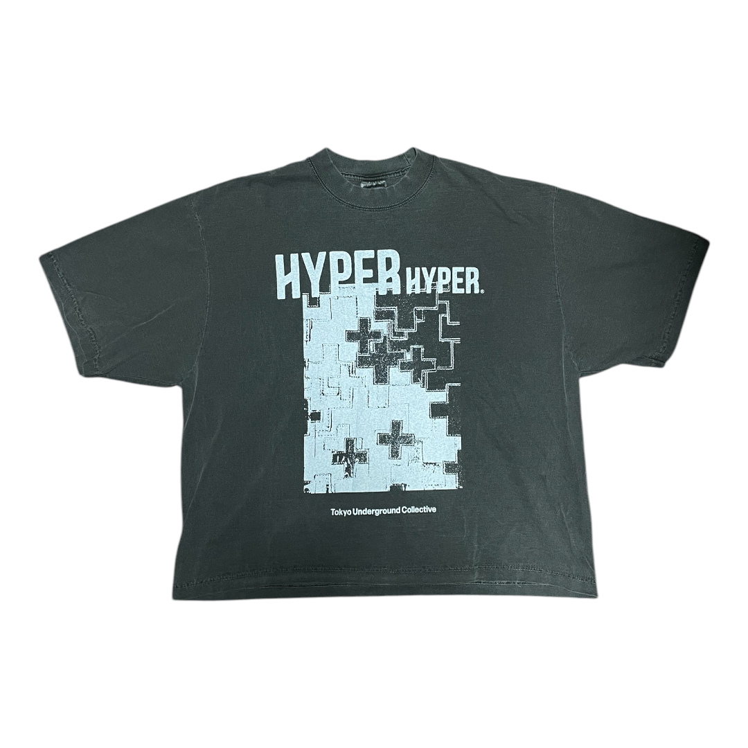 HyperHyper × Johji Kohara Tee Faded Black