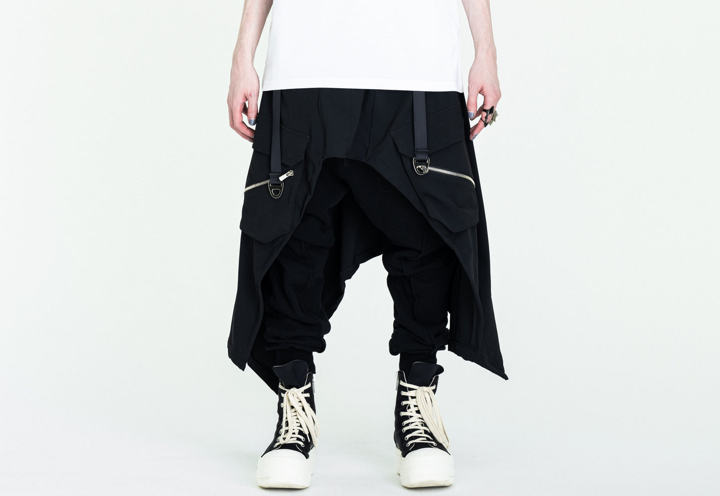 Technical over skirt【受注後納期約1ヶ月】
