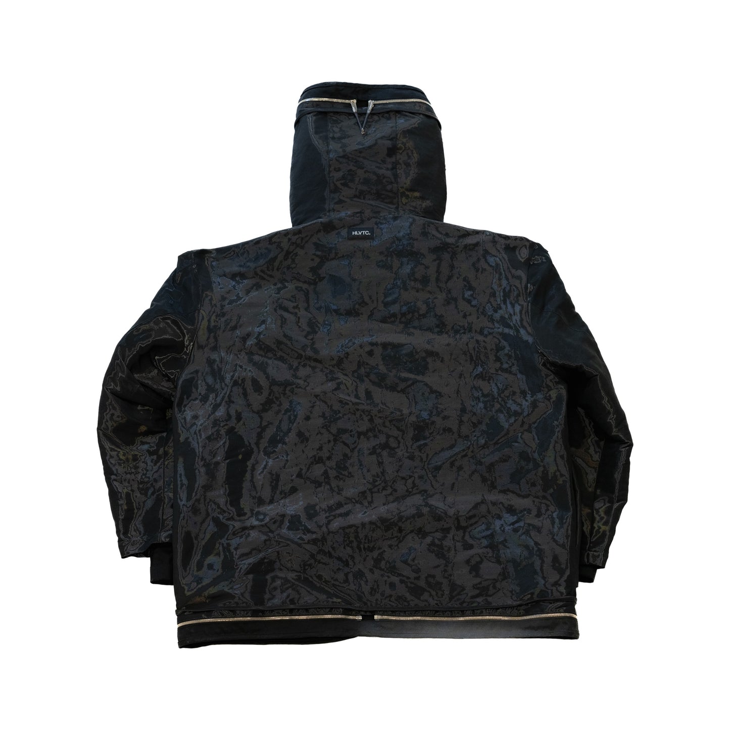 Soft Metal × Ventile gabadine Funnel neck jacket