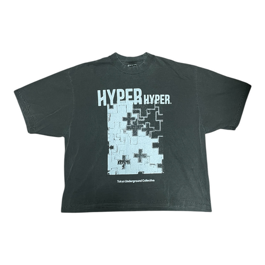 HyperHyper × Johji Kohara　Tee Faded Black