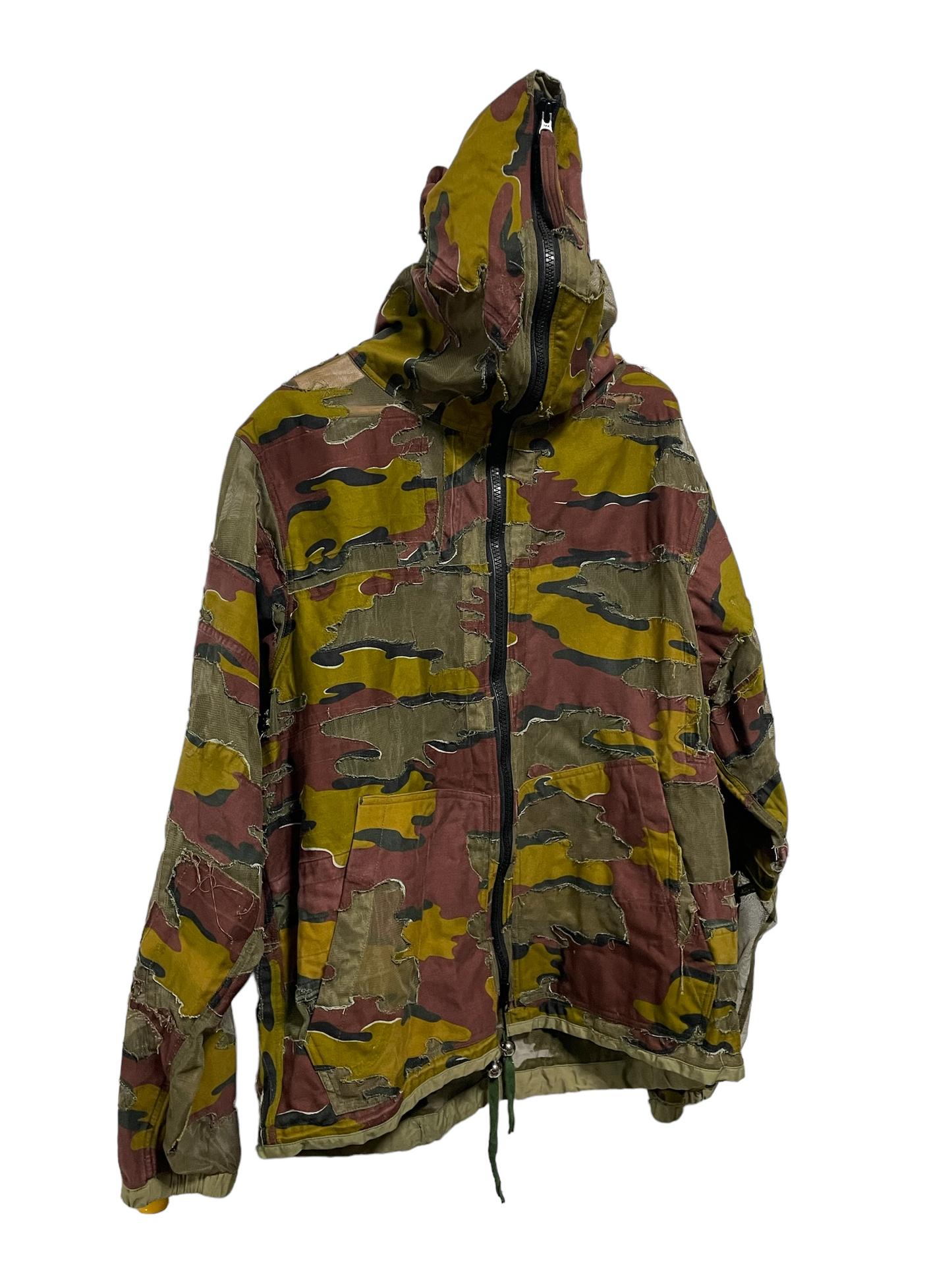 Hand Cut Camo Mesh Jacket